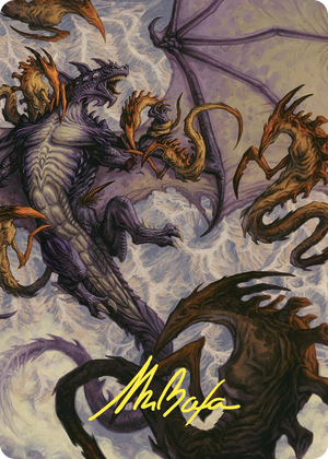 0039 Kindred Dominance Art Card (Gold-Stamped Signature) S Art Series: Commander Masters
