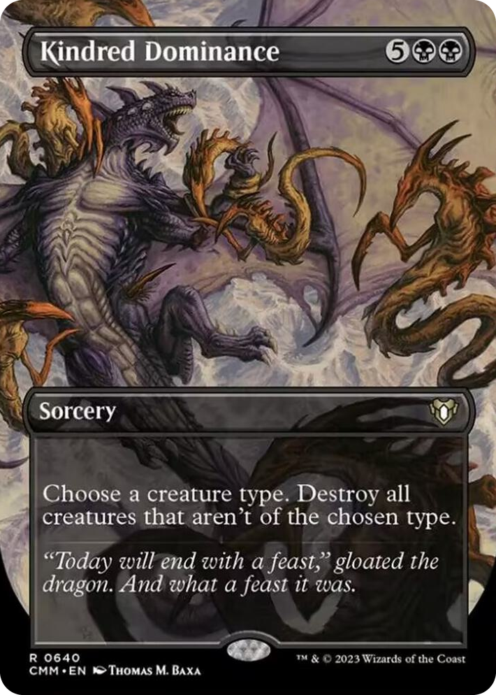 0640 Kindred Dominance (Borderless) R Commander Masters