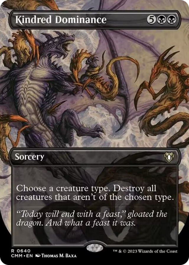 0640 Kindred Dominance (Borderless) R Commander Masters