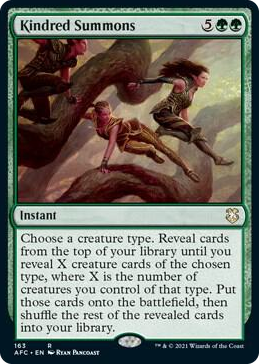 0163 Kindred Summons R Commander: Adventures in the Forgotten Realms