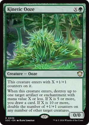 0039 Kinetic Ooze R Commander: Secrets of Strixhaven