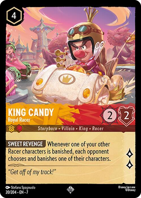 0020 King Candy - Royal Racer Super Rare Archazia's Island