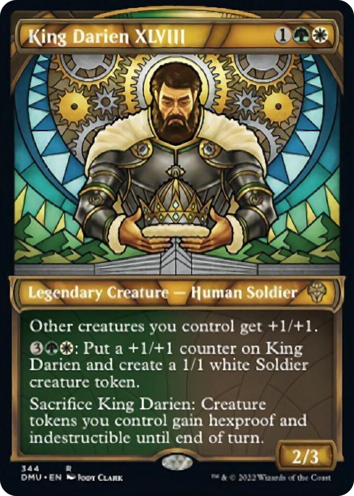 0344 King Darien XLVIII (Textured Foil) R Dominaria United