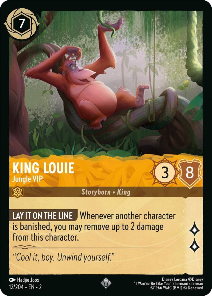 0012 King Louie - Jungle VIP Super Rare Rise of the Floodborn