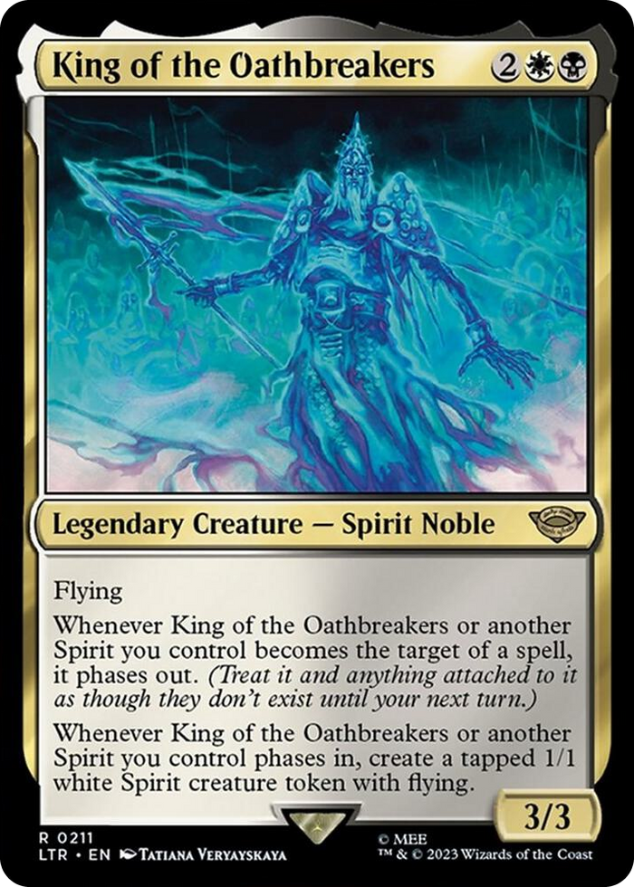King of the Oathbreakers #211 R - Universes Beyond: The Lord of the Rings: Tales of Middle-earth Pokemon card