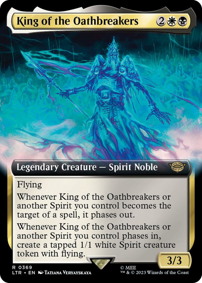 King of the Oathbreakers (Extended Art) #369 R - Universes Beyond: The Lord of the Rings: Tales of Middle-earth Pokemon card