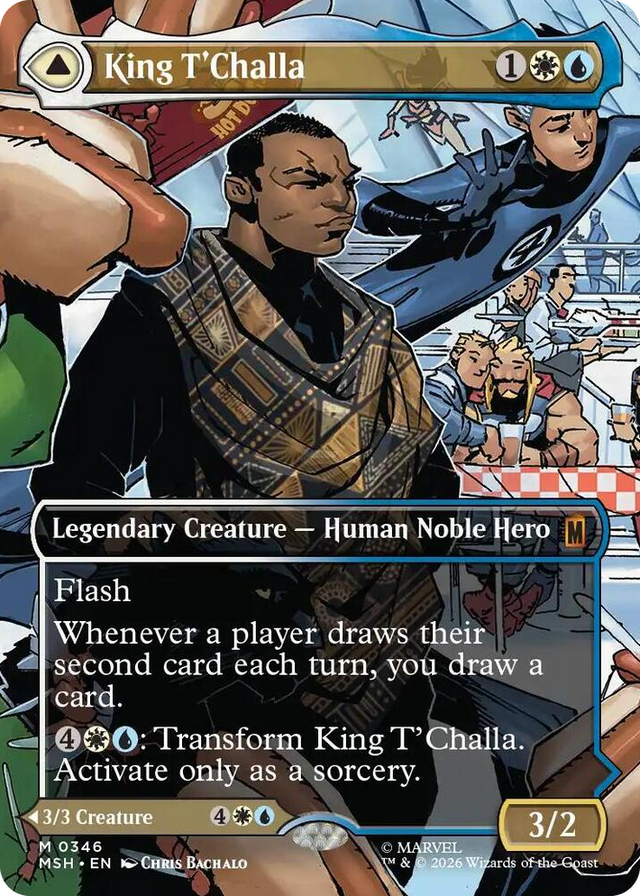 0346 King T'Challa (Borderless) (0346) M Marvel Super Heroes