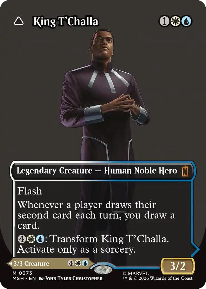 0373 King T'Challa (Borderless) (0373) M Marvel Super Heroes