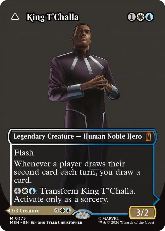 0373 King T'Challa (Borderless) (0373) M Marvel Super Heroes