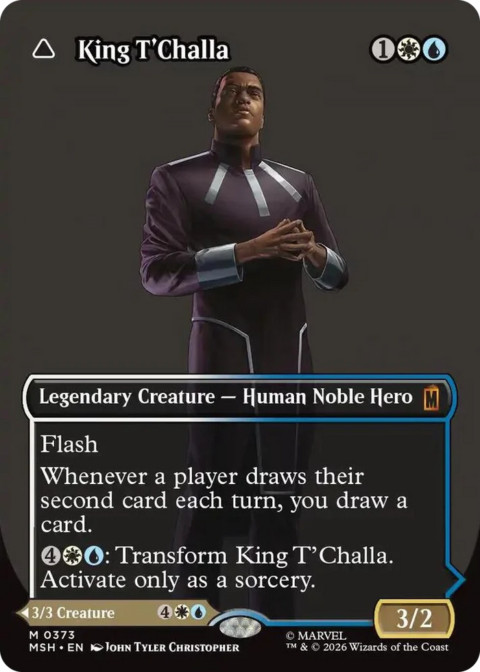 0373 King T'Challa (Borderless) (0373) M Marvel Super Heroes