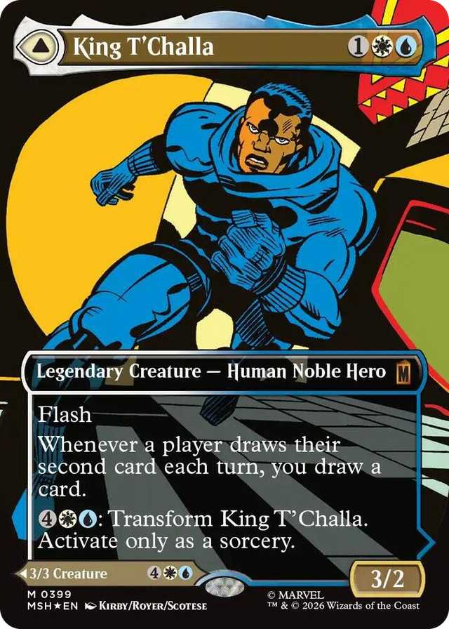 0399 King T'Challa (Borderless) (0399) M Marvel Super Heroes