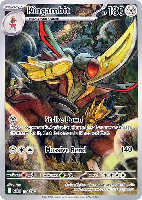 0130 Kingambit - 130 Promo Scarlet & Violet Promo Cards