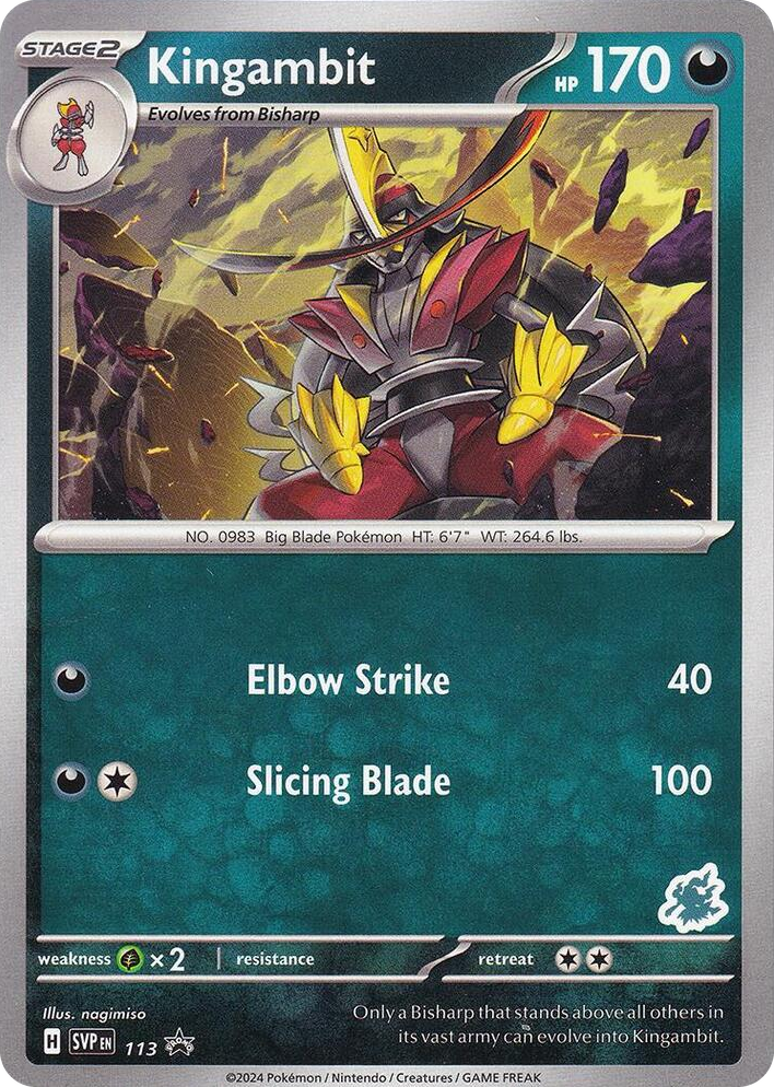 0113 Kingambit - Darkrai Deck Promo Battle Academy 2024