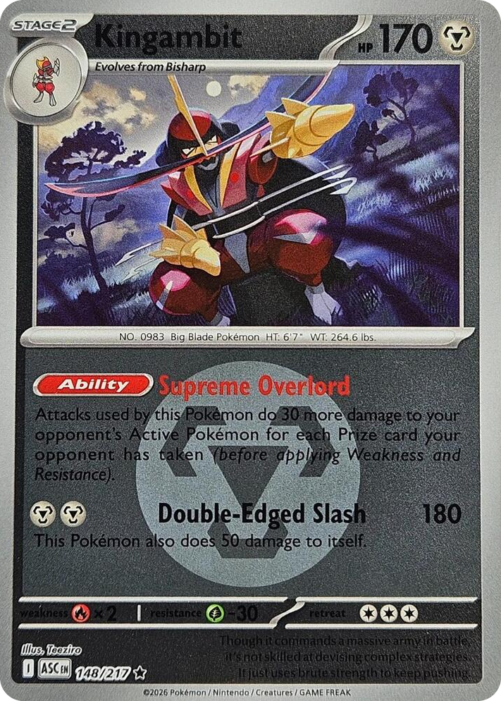 0148 Kingambit (Energy Symbol Pattern) Rare Ascended Heroes