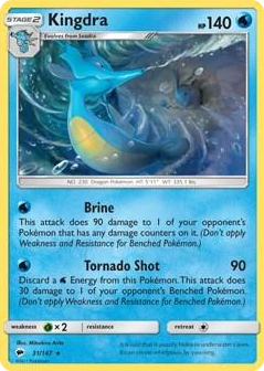 0031 Kingdra - 31/147 (SM Burning Shadows) Rare Deck Exclusives