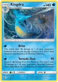 0031 Kingdra - 31/147 (SM Burning Shadows) Rare Deck Exclusives