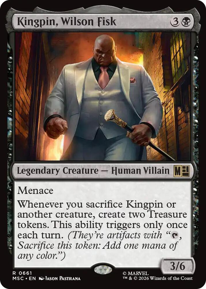 0661 Kingpin, Wilson Fisk R Commander: Marvel Super Heroes