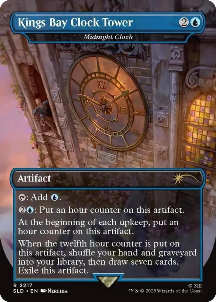 2217 Kings Bay Clock Tower - Midnight Clock R Secret Lair Drop Series