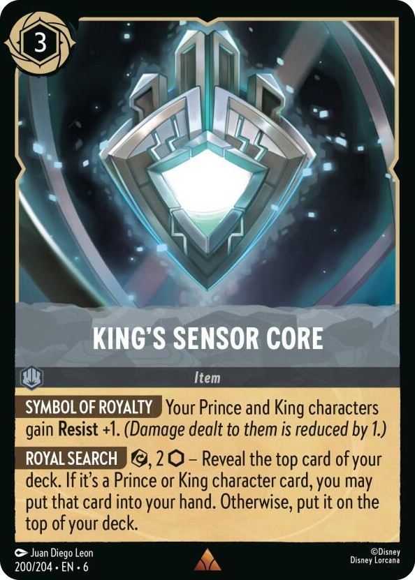 0200 King's Sensor Core Rare Azurite Sea