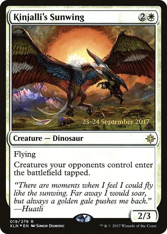 0019 Kinjalli's Sunwing R Prerelease Cards