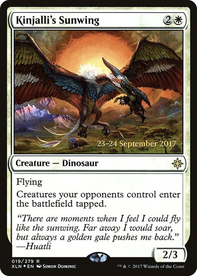 0019 Kinjalli's Sunwing R Prerelease Cards