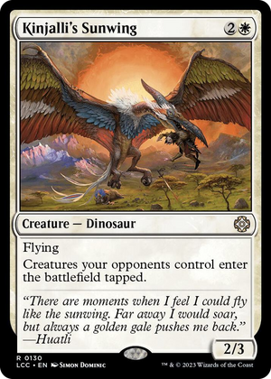 0130 Kinjalli's Sunwing R Commander: The Lost Caverns of Ixalan