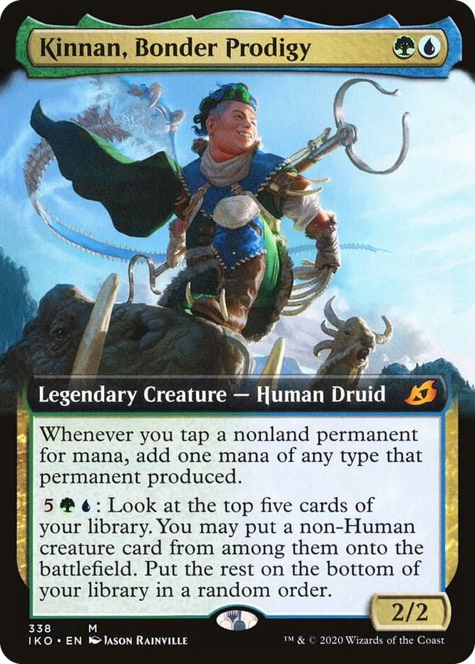 0338 Kinnan, Bonder Prodigy (Extended Art) M Lair of Behemoths