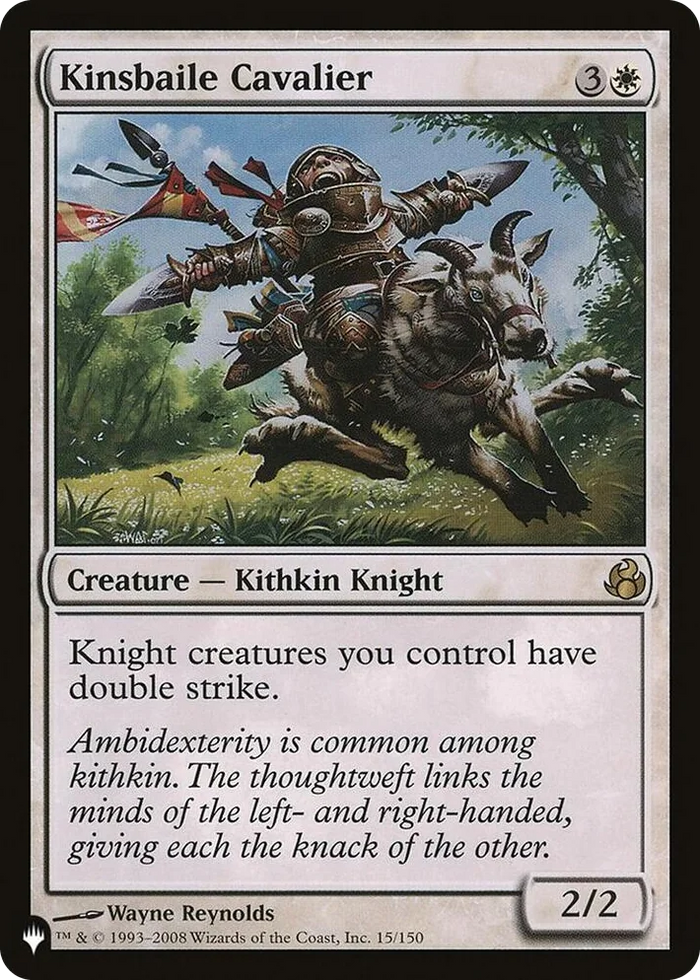 0015 Kinsbaile Cavalier R The List Reprints