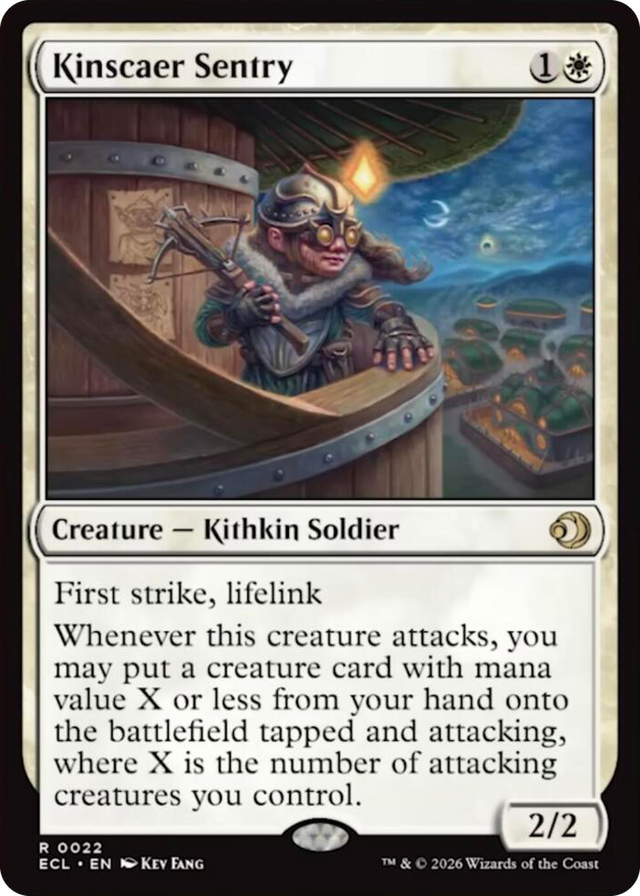 0022 Kinscaer Sentry R Lorwyn Eclipsed