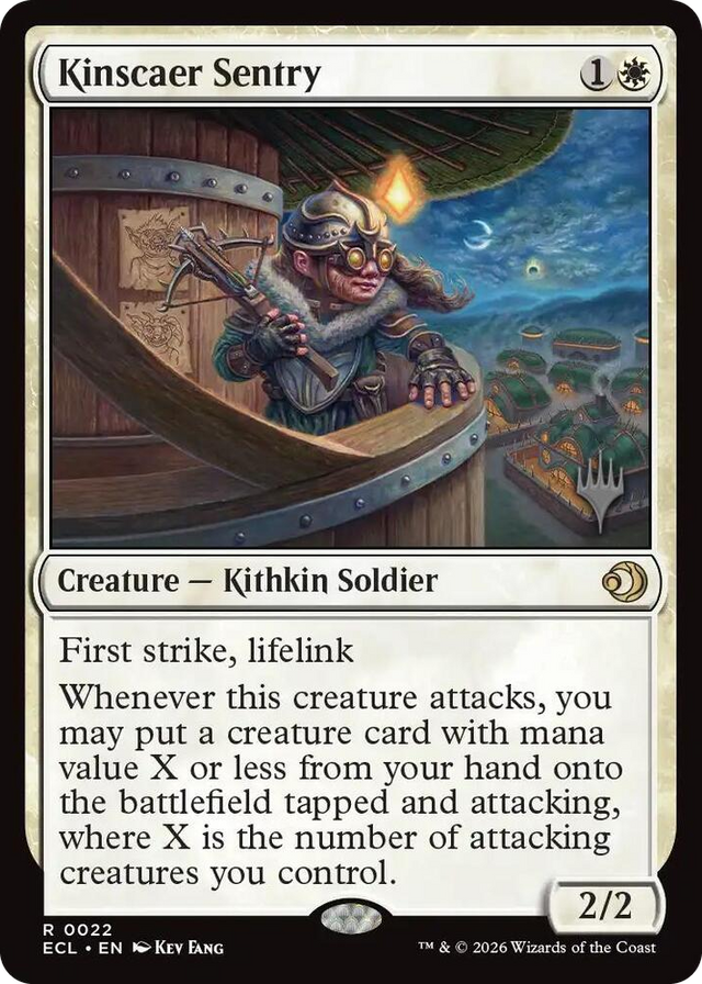0022 Kinscaer Sentry R Promo Pack: Lorwyn Eclipsed