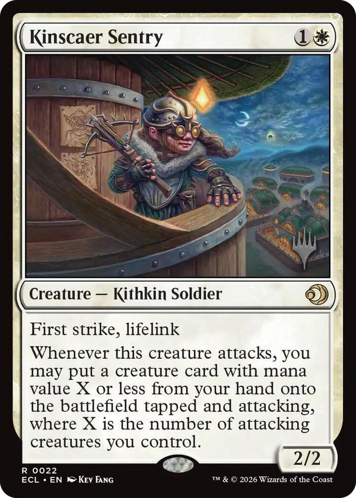 Kinscaer Sentry #22 R - Promo Pack: Lorwyn Eclipsed Pokemon card