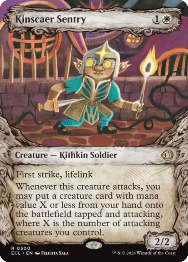 0300 Kinscaer Sentry (Showcase) R Lorwyn Eclipsed