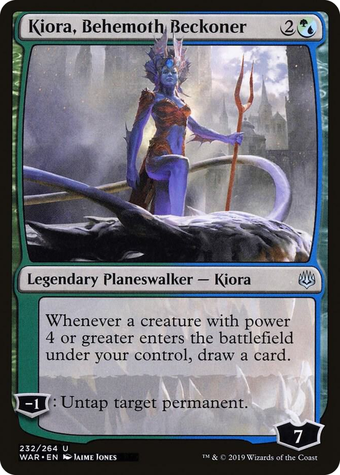 0232 Kiora, Behemoth Beckoner U War of the Spark