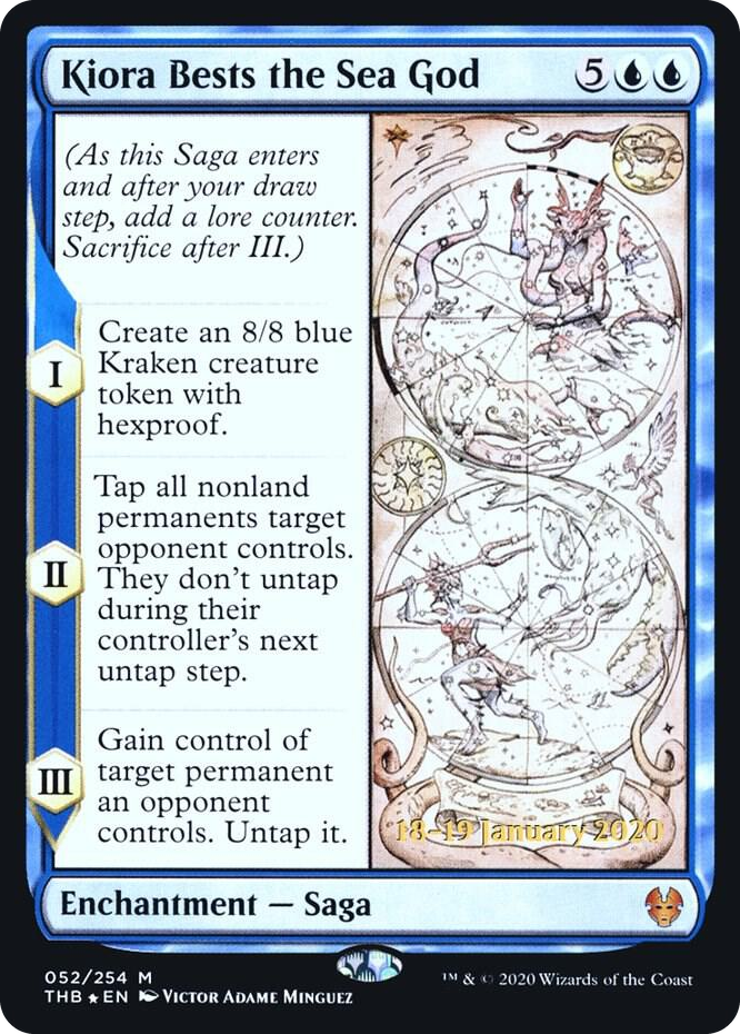 0052 Kiora Bests the Sea God M Prerelease Cards