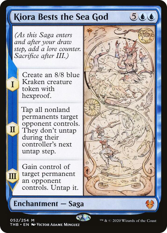 0052 Kiora Bests the Sea God M Theros Beyond Death