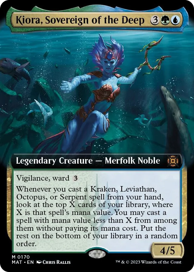 0170 Kiora, Sovereign of the Deep (Extended Art) M March of the Machine: The Aftermath