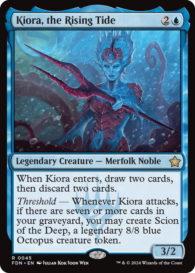 0045 Kiora, the Rising Tide R Foundations