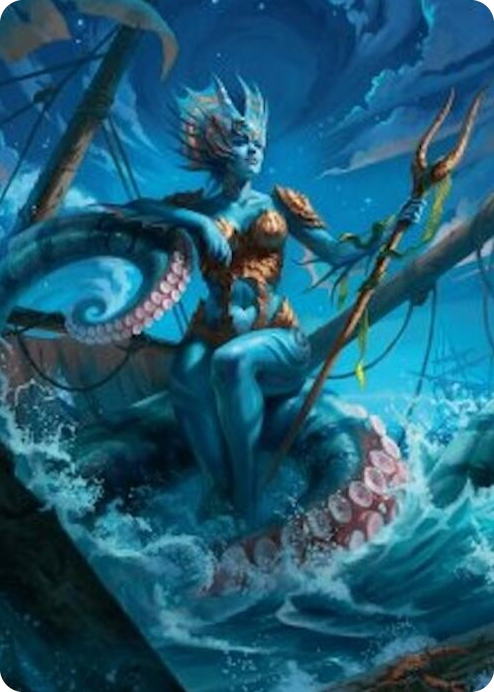 0030 Kiora, the Rising Tide Art Card (30/54) S Art Series: Foundations
