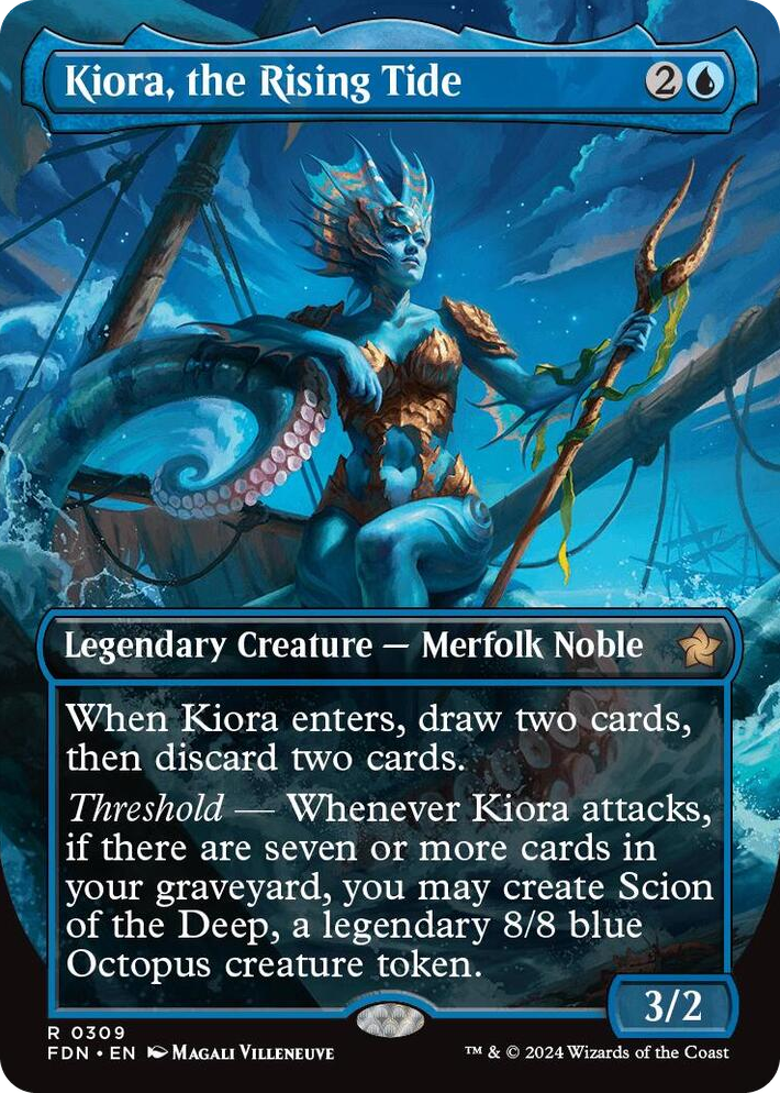 0309 Kiora, the Rising Tide (Borderless) R Foundations