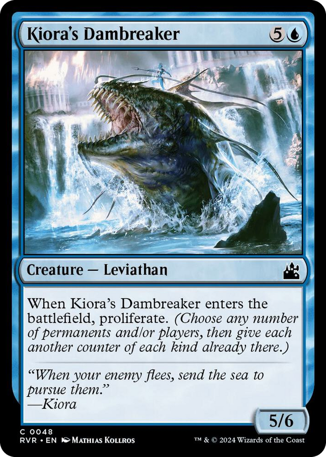 0048 Kiora's Dambreaker C Ravnica Remastered