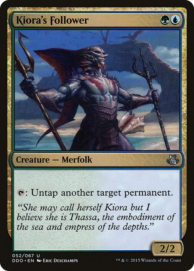 0052 Kiora's Follower U Duel Decks: Elspeth vs. Kiora