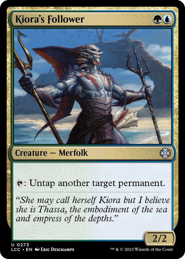 0273 Kiora's Follower U Commander: The Lost Caverns of Ixalan