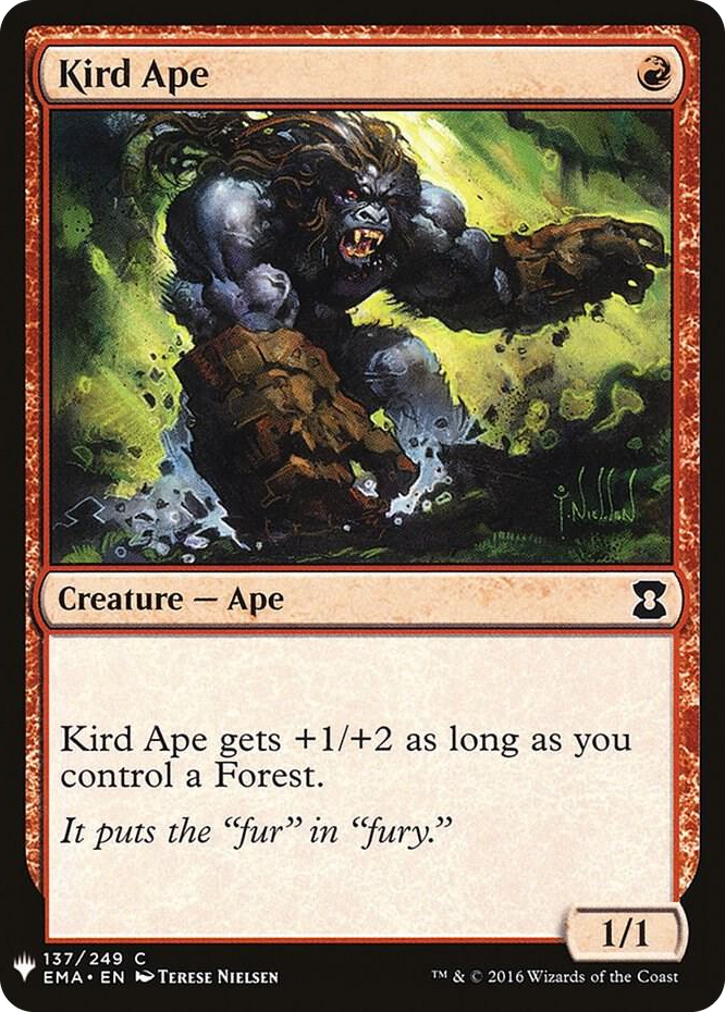0137 Kird Ape C The List Reprints