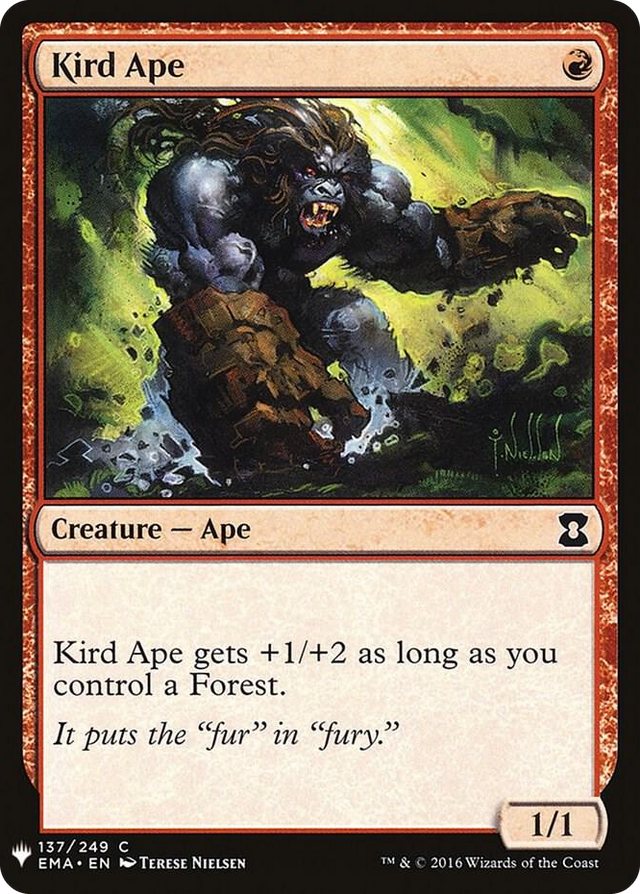 0137 Kird Ape C The List Reprints