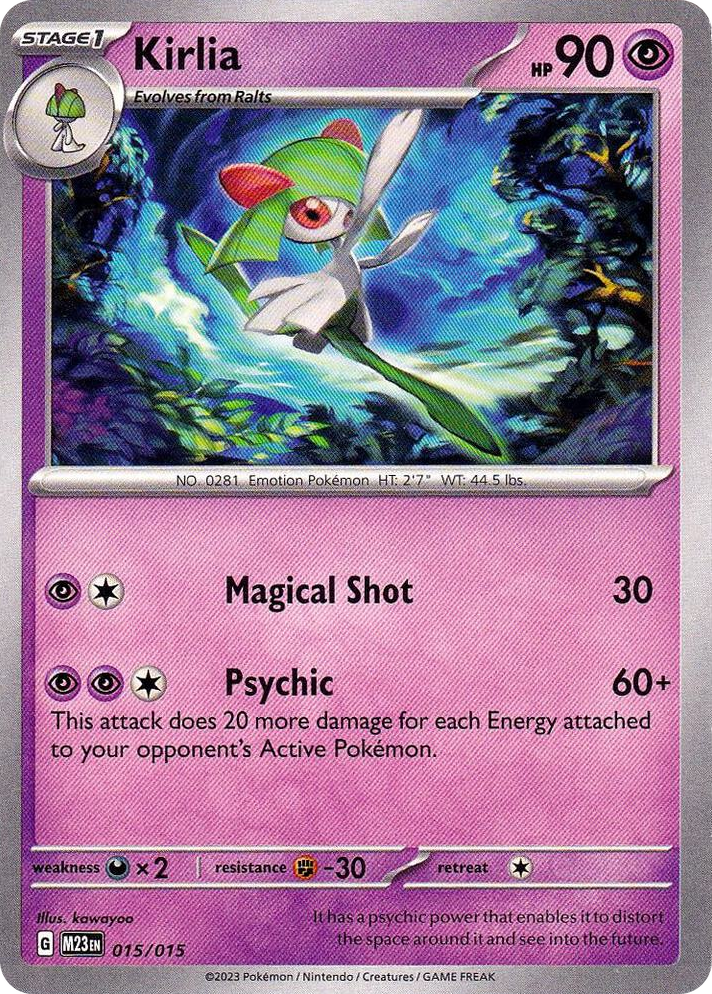 0015 Kirlia Promo McDonald's Promos 2023