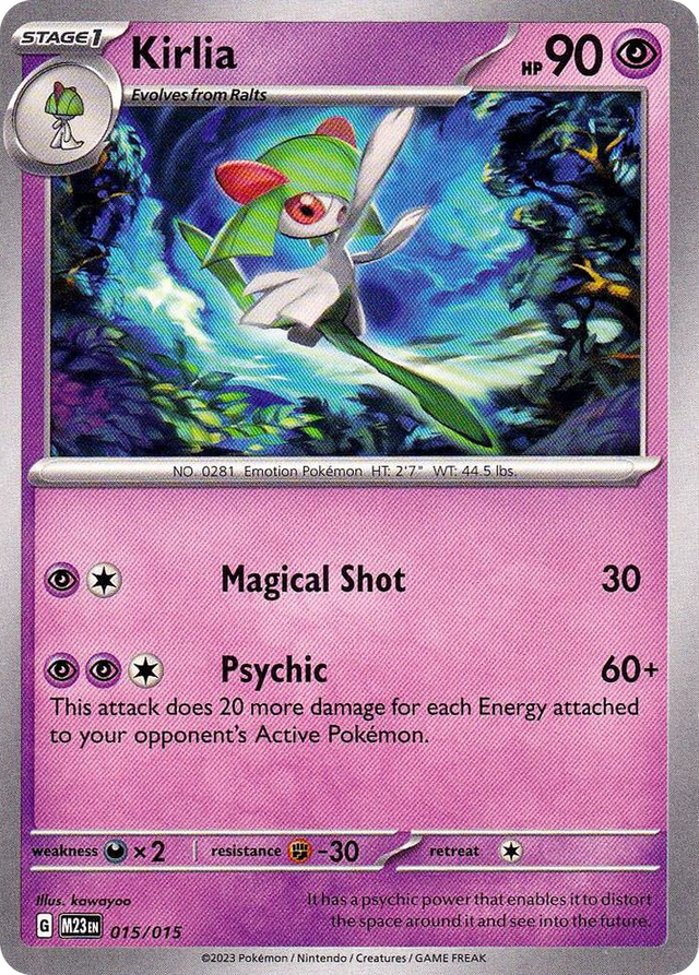 0015 Kirlia Promo McDonald's Promos 2023