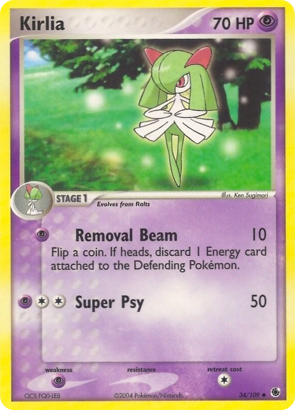 0034 Kirlia Uncommon EX Battle Stadium