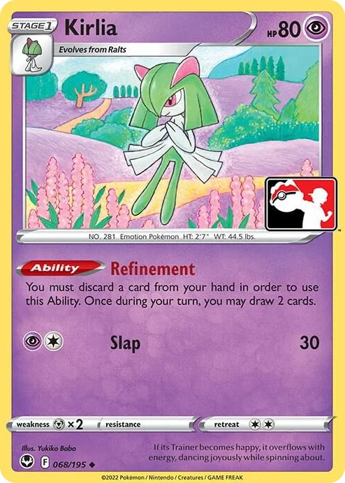 0068 Kirlia Uncommon Prize Pack Series Cards