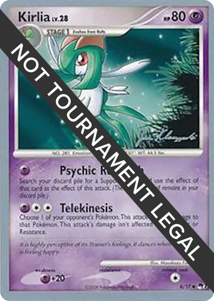 0008 Kirlia - 2008 (Jason Klaczynski) Uncommon World Championship Decks