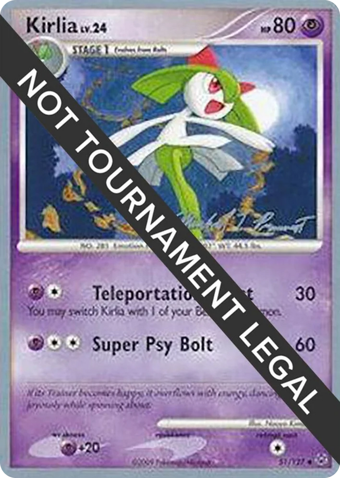 0051 Kirlia - 2010 (Michael Pramawat) Uncommon World Championship Decks